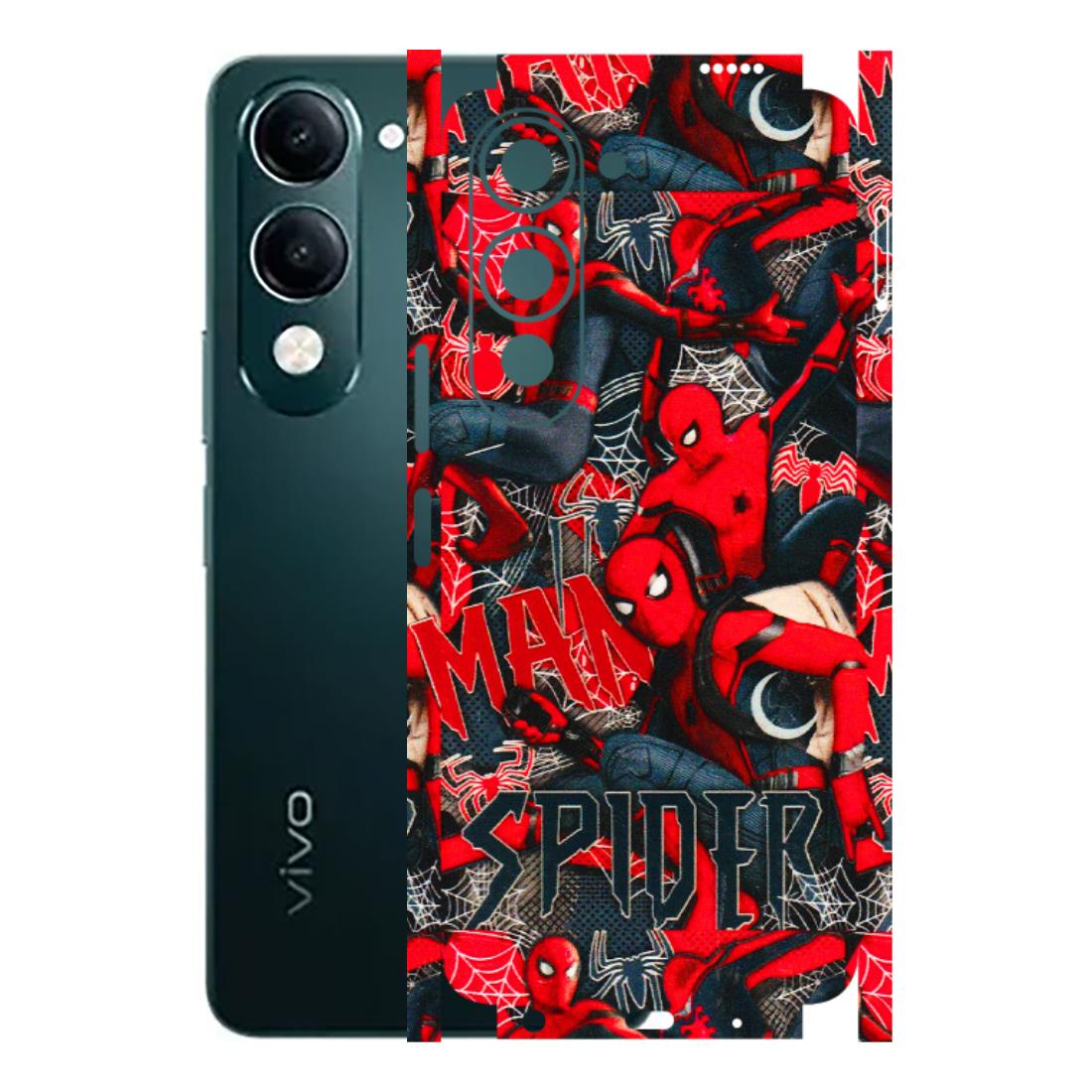 VIVO Y Series Phone Skins (All Models) - SpiderMan Cool - 3D Embossed Finish (L-188) Vivo Y19 5G