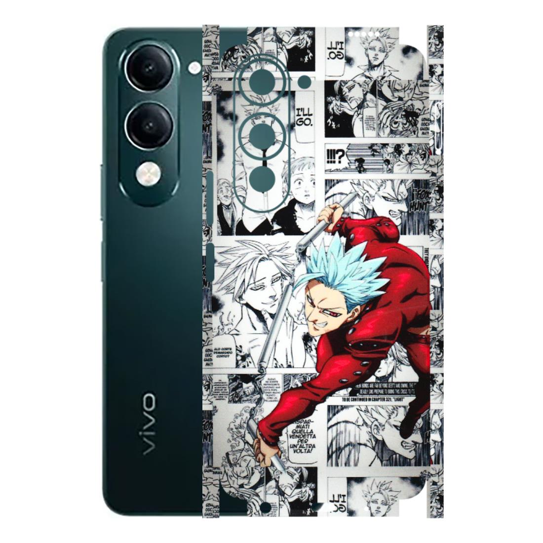 VIVO Y Series Phone Skins (All Models) - Anime Comic - 3D Embossed Finish (L-192) Vivo Y19 5G