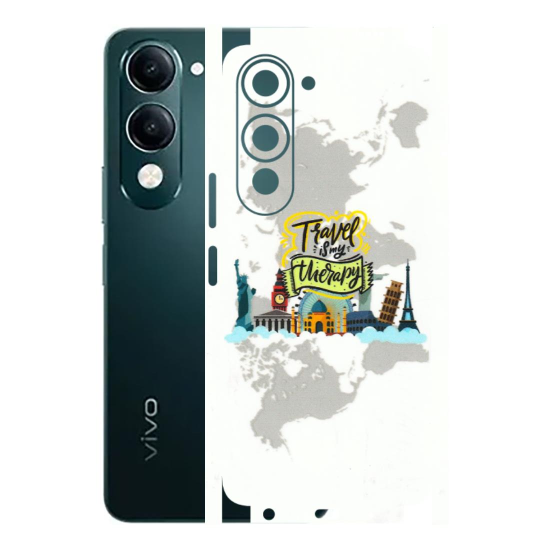 VIVO Y Series Phone Skins (All Models) - Travel Therapy - 3D Embossed Finish (L-199) Vivo Y19 5G