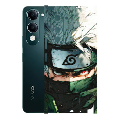 VIVO Y Series Phone Skins (All Models) - Kakashi Red Eye Focus - 3D Embossed Finish (L-227) Vivo Y19 5G