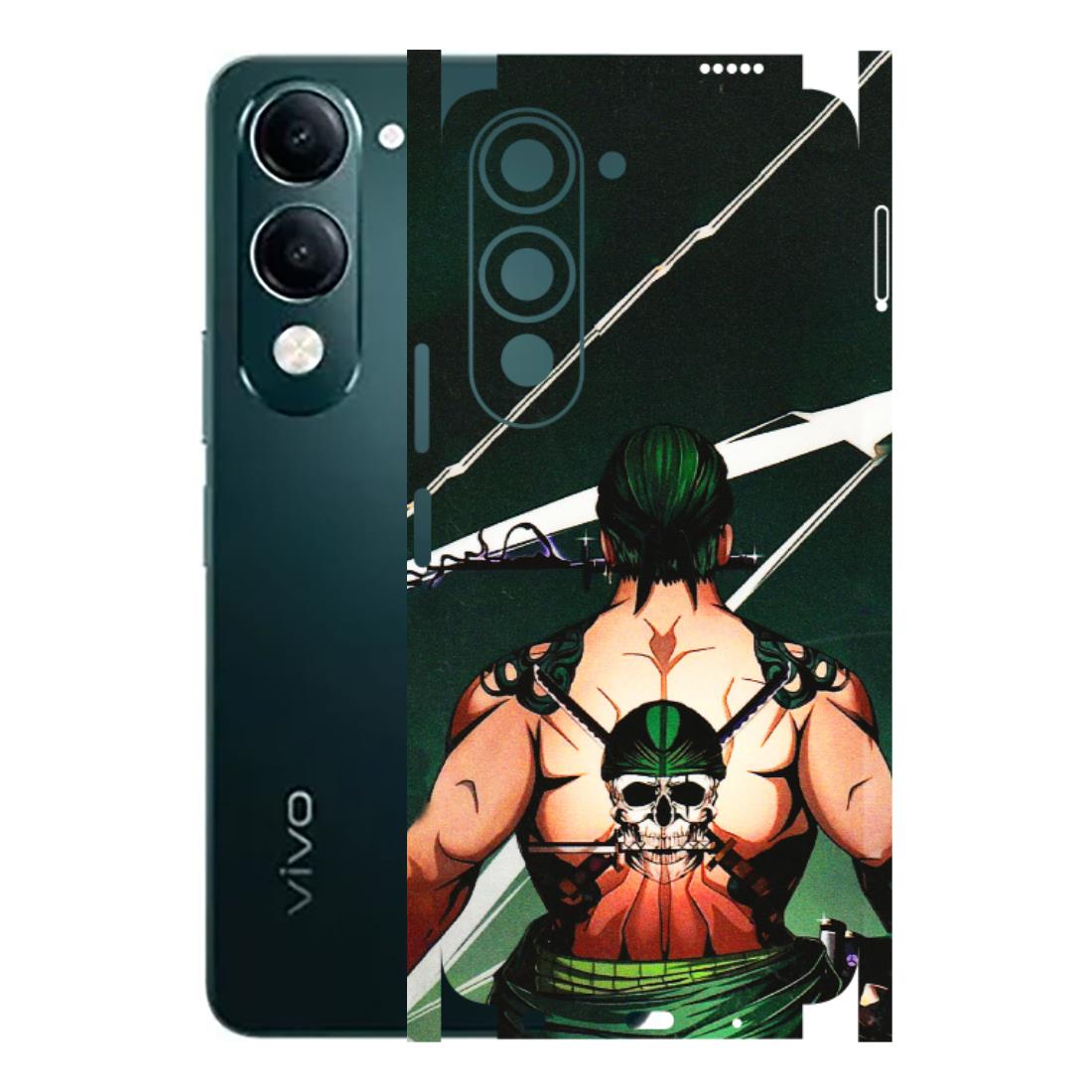 VIVO Y Series Phone Skins (All Models) - Zoro Anime - 3D Embossed Finish (L-23) Vivo Y19 5G