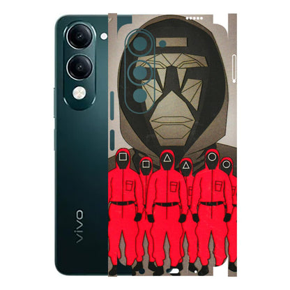 VIVO Y Series Phone Skins (All Models) - Squid Game Hero - 3D Embossed Finish (L-245) Vivo Y19 5G