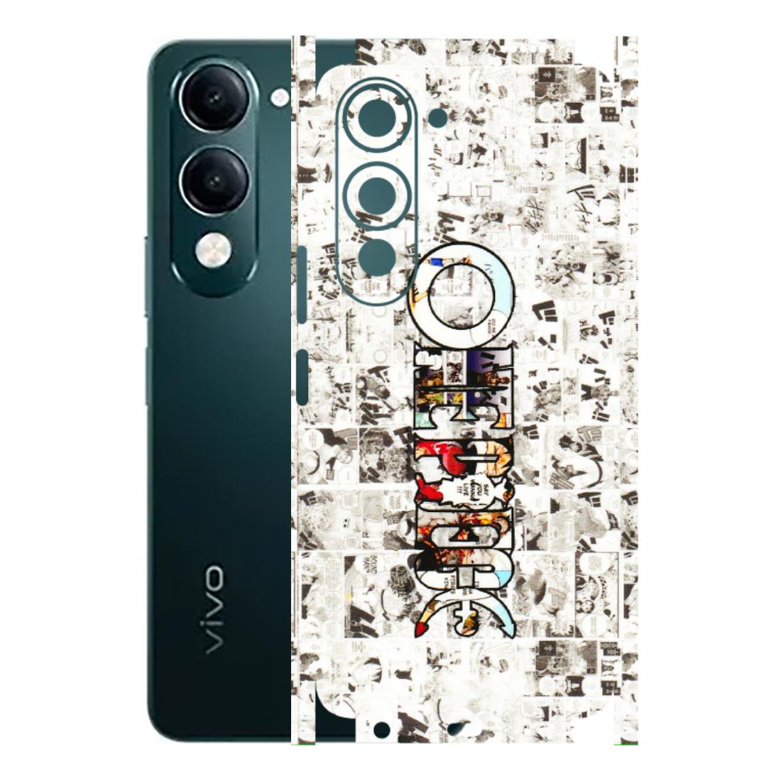 VIVO Y Series Phone Skins (All Models) - One Piece Manga - 3D Embossed Finish (L-26) Vivo Y19 5G