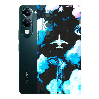VIVO Y Series Phone Skins (All Models) - Travel In Airline - 3D Embossed Finish (L-264) Vivo Y19 5G
