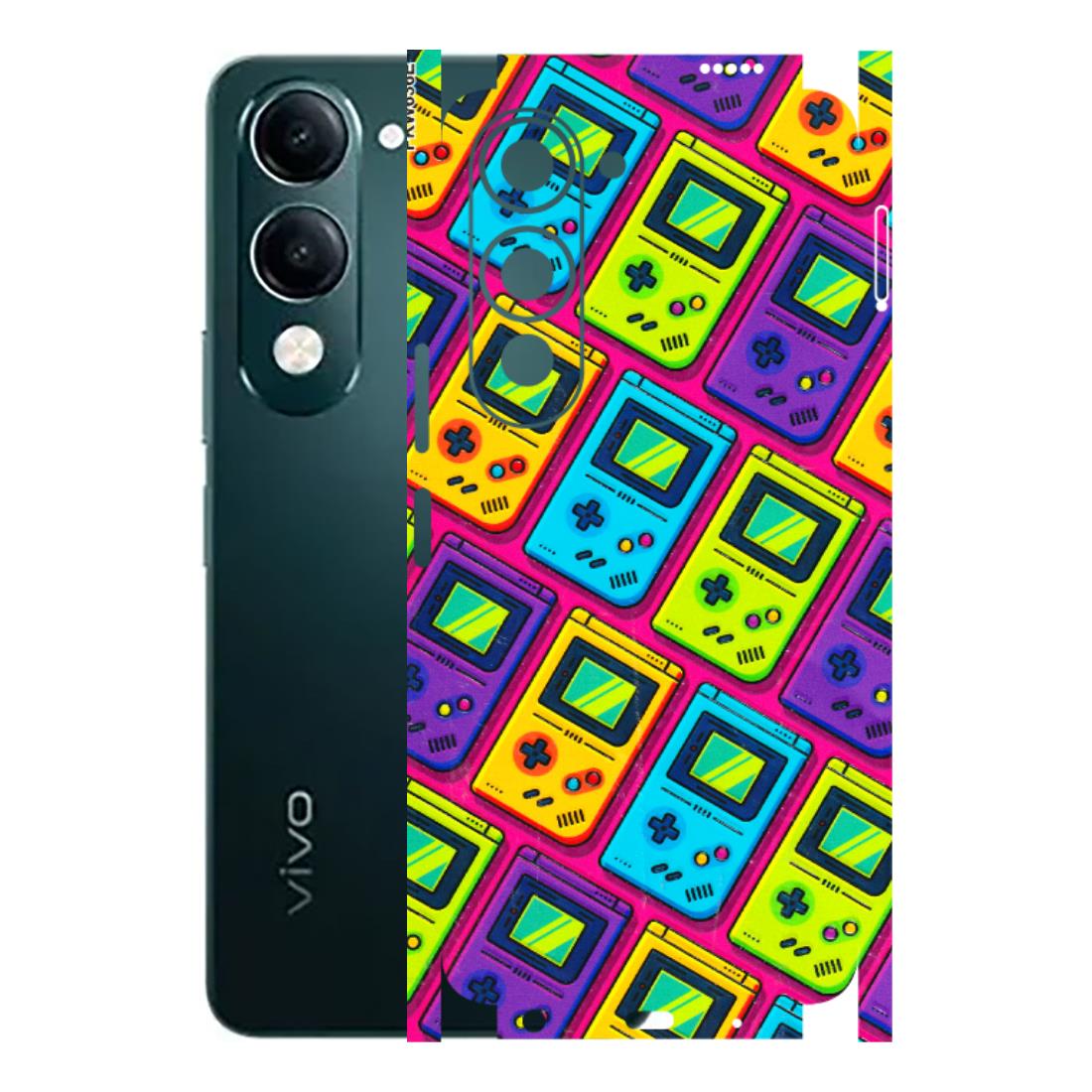 VIVO Y Series Phone Skins (All Models) - Gameboy Colourful - 3D Embossed Finish (L-266) Vivo Y19 5G