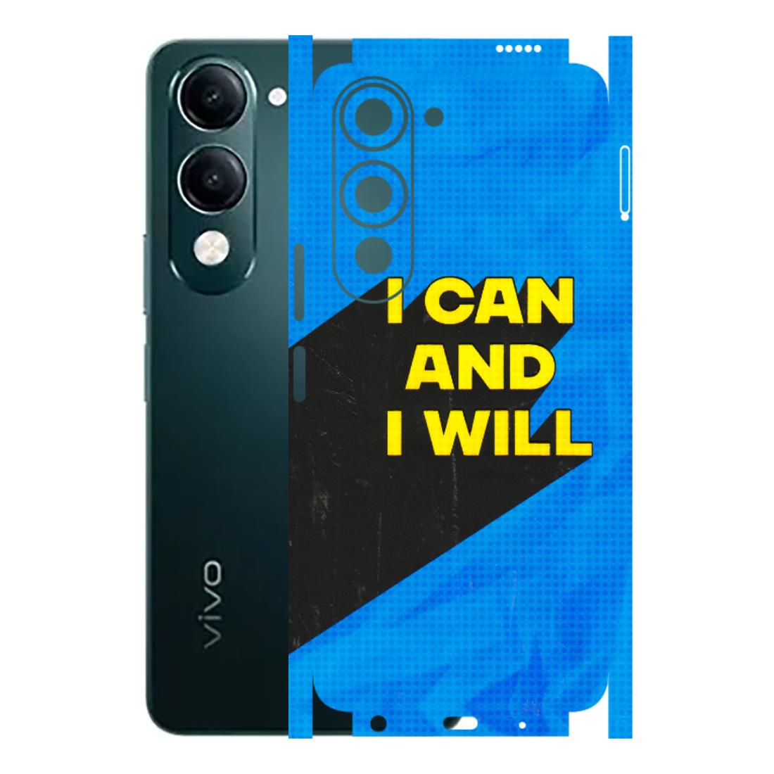 VIVO Y Series Phone Skins (All Models) - I Can And I Will - 3D Embossed Finish (L-281) Vivo Y19 5G
