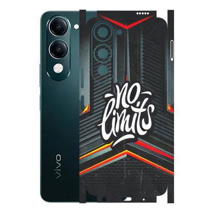 VIVO Y Series Phone Skins (All Models) - No Limits - 3D Embossed Finish (L-286) Vivo Y19 5G
