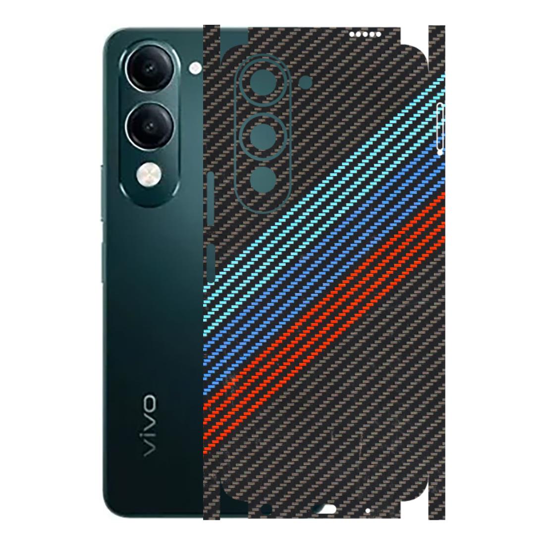 VIVO Y Series Phone Skins (All Models) - Carbon BM - 3D Embossed Finish (L-302) Vivo Y19 5G
