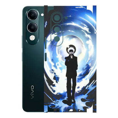 VIVO Y Series Phone Skins (All Models) - Jujustu Kaisen Anime Manga - 3D Embossed Finish (L-317) Vivo Y19 5G