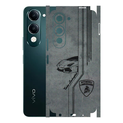 VIVO Y Series Phone Skins (All Models) - New Lamborgini Aventador - 3D Embossed Finish (L-321) Vivo Y19 5G