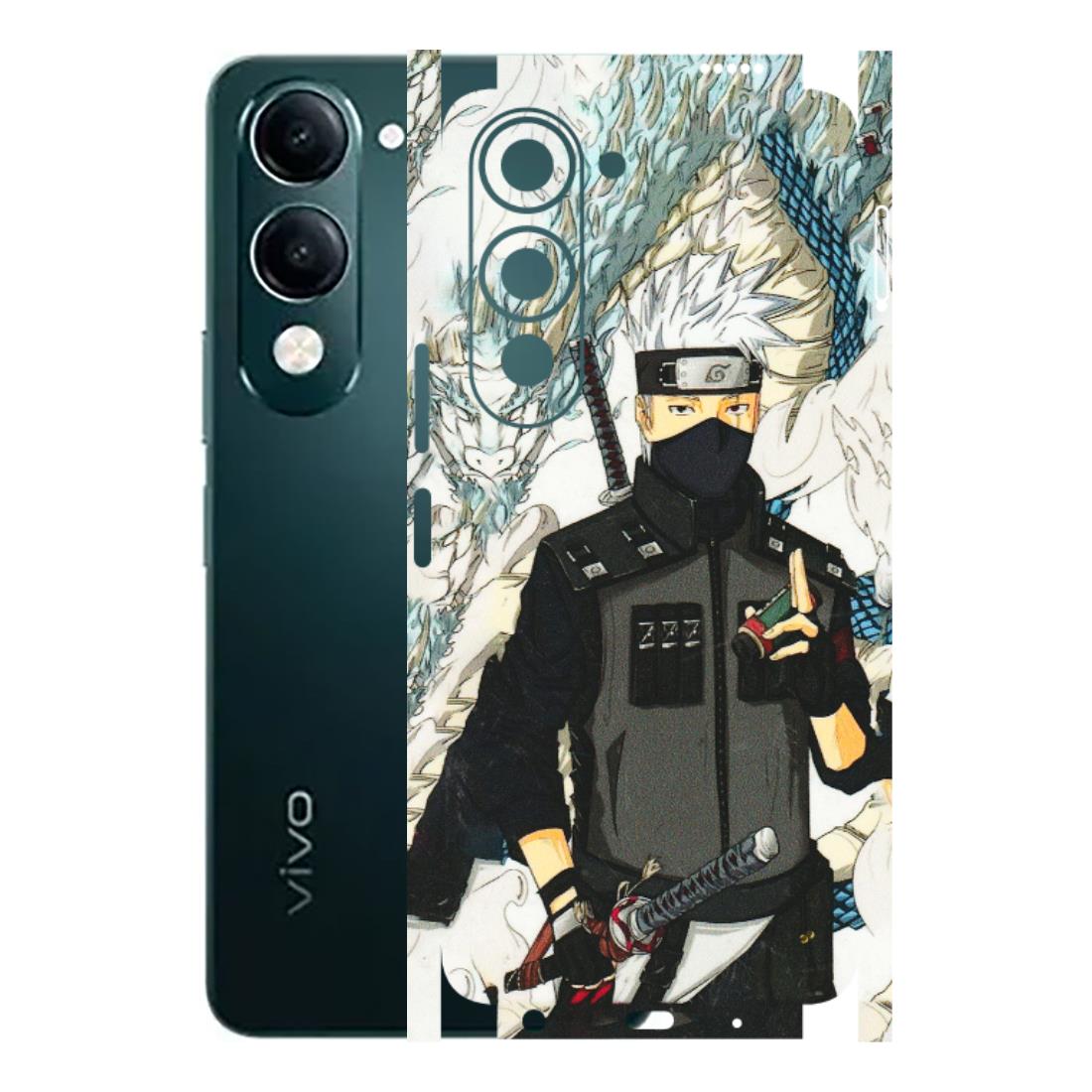 VIVO Y Series Phone Skins (All Models) - Kakashi Hatake Naruto Anime - 3D Embossed Finish (L-46) Vivo Y19 5G