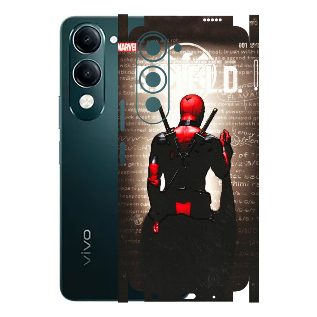 VIVO Y Series Phone Skins (All Models) - Deadpool - 3D Embossed Finish (L-56) Vivo Y19 5G