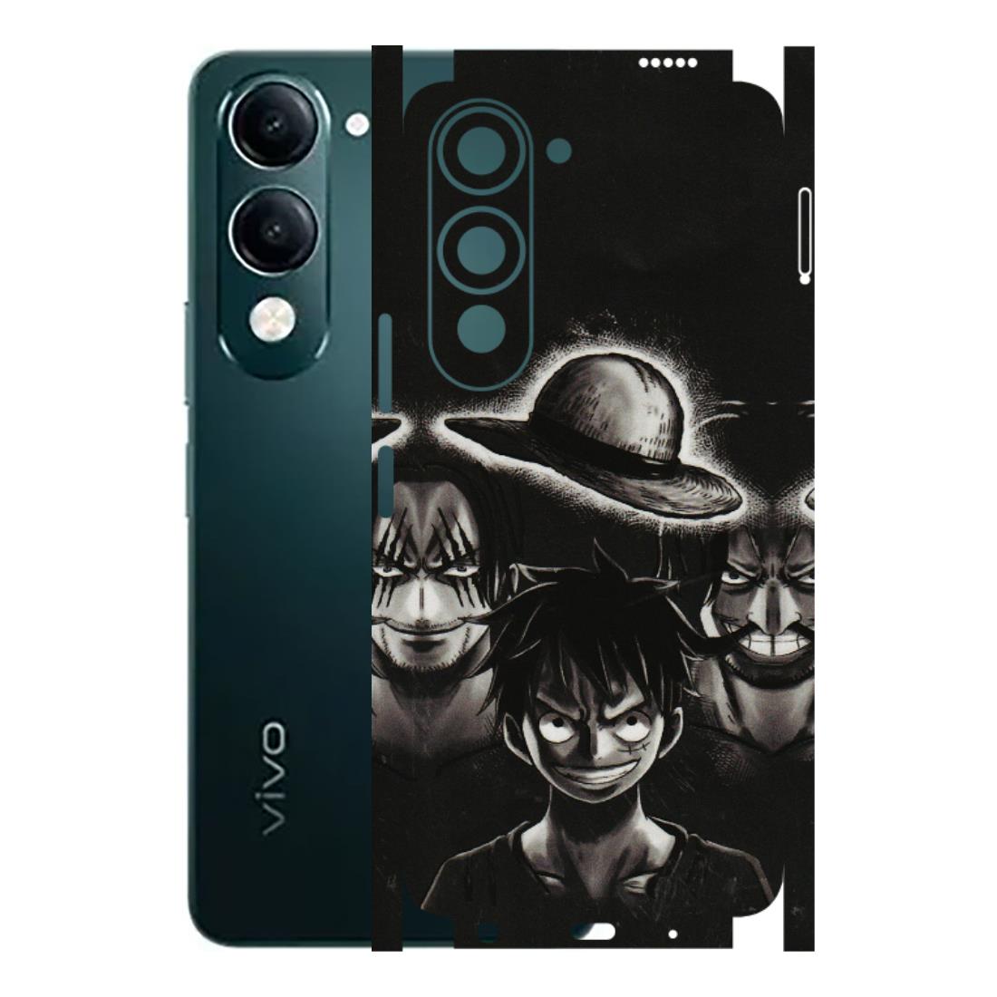 VIVO Y Series Phone Skins (All Models) - Black Luffy Hat - 3D Embossed Finish (L-57) Vivo Y19 5G