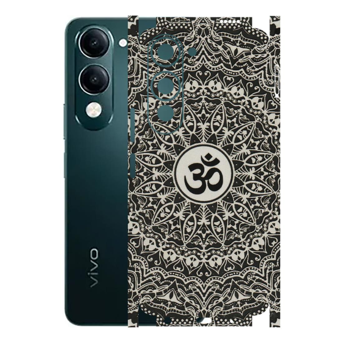 VIVO Y Series Phone Skins (All Models) - Aum Elegant Mandala - 3D Embossed Finish (L-62) Vivo Y19 5G