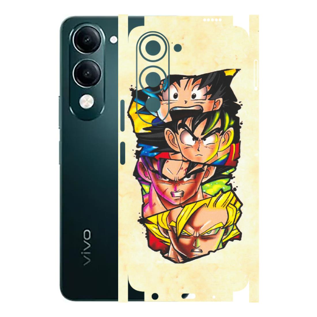 VIVO Y Series Phone Skins (All Models) - Angry Multi Anime - Matte Finish (M-113) Vivo Y19 5G