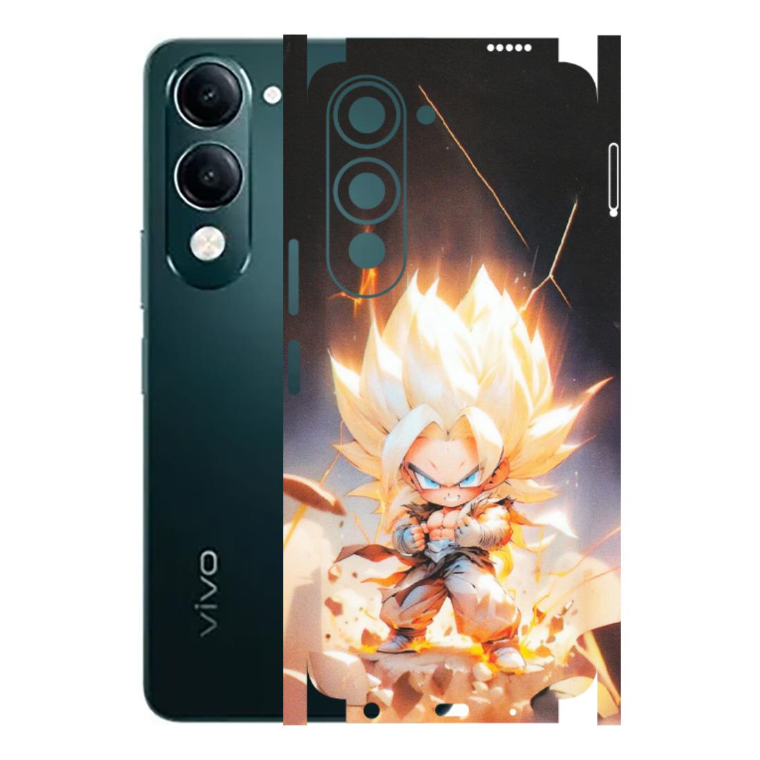 VIVO Y Series Phone Skins (All Models) - Goku Dragon Cute Anime - Matte Finish (M-131) Vivo Y19 5G