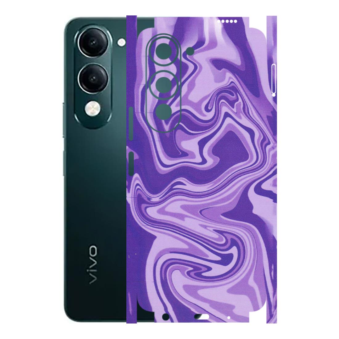 VIVO Y Series Phone Skins (All Models) - Hazy Purple Nights - Matte Finish (M-14) Vivo Y19 5G