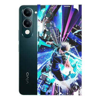 VIVO Y Series Phone Skins (All Models) - Manga Action Jujustu Kaisen Anime - Matte Finish (M-155) Vivo Y19 5G
