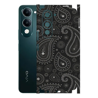 VIVO Y Series Phone Skins (All Models) - Black Sober Kerry - Matte Finish (M-37) Vivo Y19 5G