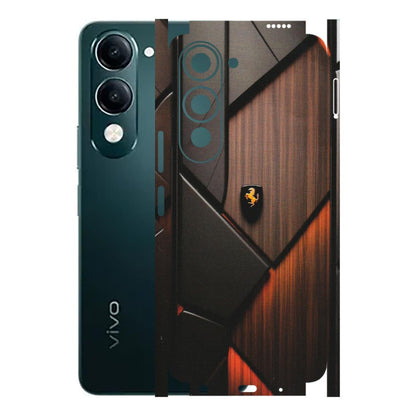 VIVO Y Series Phone Skins (All Models) - Lambo Beauty Wood Pattern Sober - Matte Finish (M-51) Vivo Y19 5G