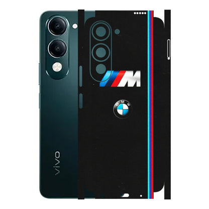 VIVO Y Series Phone Skins (All Models) - Styling With Black BMW - Matte Finish (M-74) Vivo Y19 5G