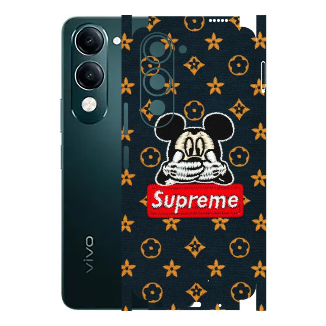 VIVO Y Series Phone Skins (All Models) - Mickey Supreme - Matte Finish (M-83) Vivo Y19 5G