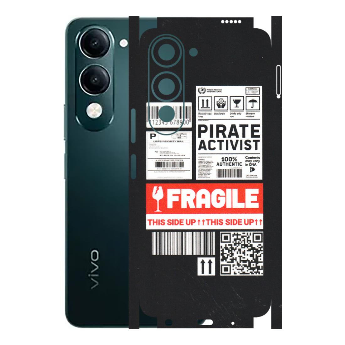 VIVO Y Series Phone Skins (All Models) - Handle With Care - Matte Finish (M-99) Vivo Y19 5G