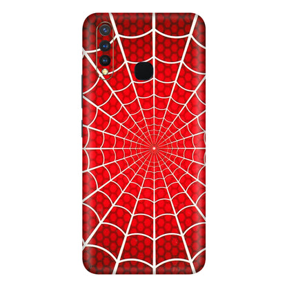 VIVO Y Series Phone Skins (All Models) - Classic Spidey Web - 3D Embossed Finish (L-115) Vivo Y19