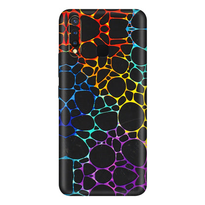 VIVO Y Series Phone Skins (All Models) - Abstract Art MultiColour - 3D Embossed Finish (L-133) Vivo Y19