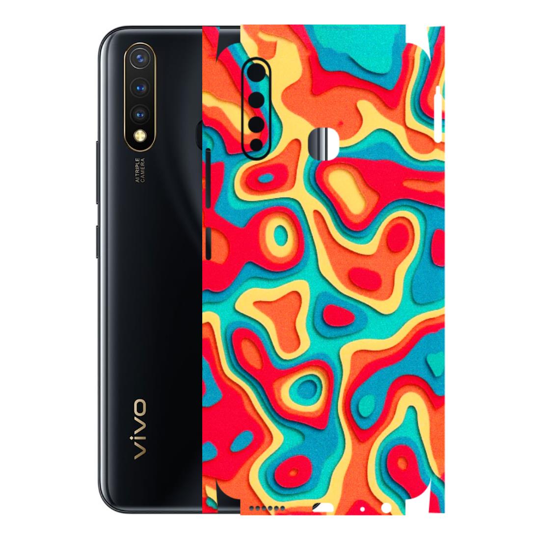 VIVO Y Series Phone Skins (All Models) - Abstract Swirl - 3D Embossed Finish (L-150) Vivo Y19