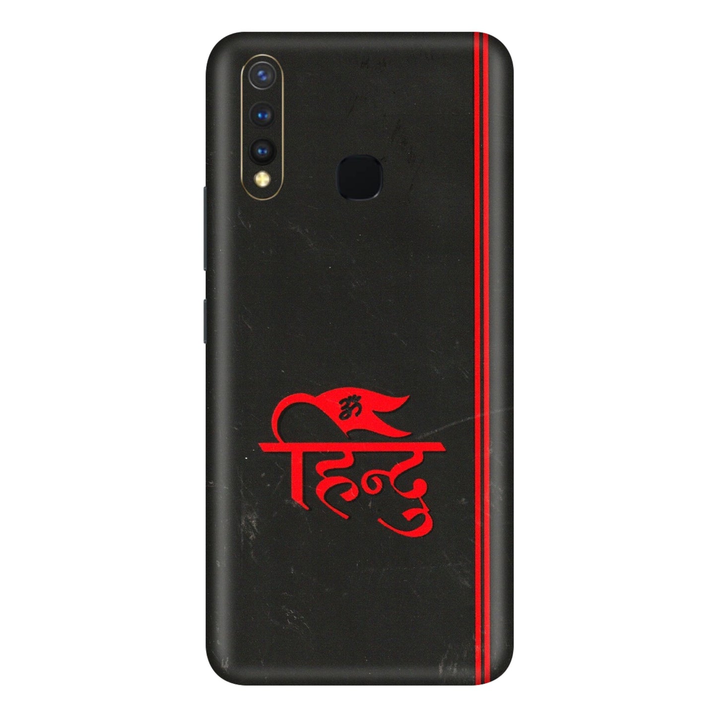 VIVO Y Series Phone Skins (All Models) - Hindu Black - 3D Embossed Finish (L-153) Vivo Y19