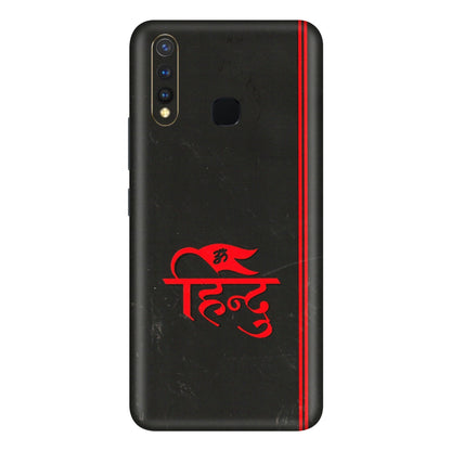 VIVO Y Series Phone Skins (All Models) - Hindu Black - 3D Embossed Finish (L-153) Vivo Y19