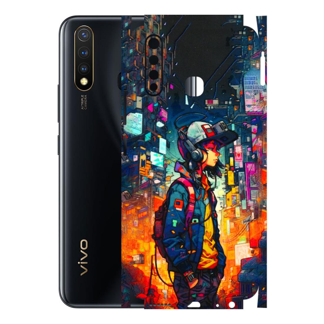 VIVO Y Series Phone Skins (All Models) - Street Anime Guy - 3D Embossed Finish (L-158) Vivo Y19