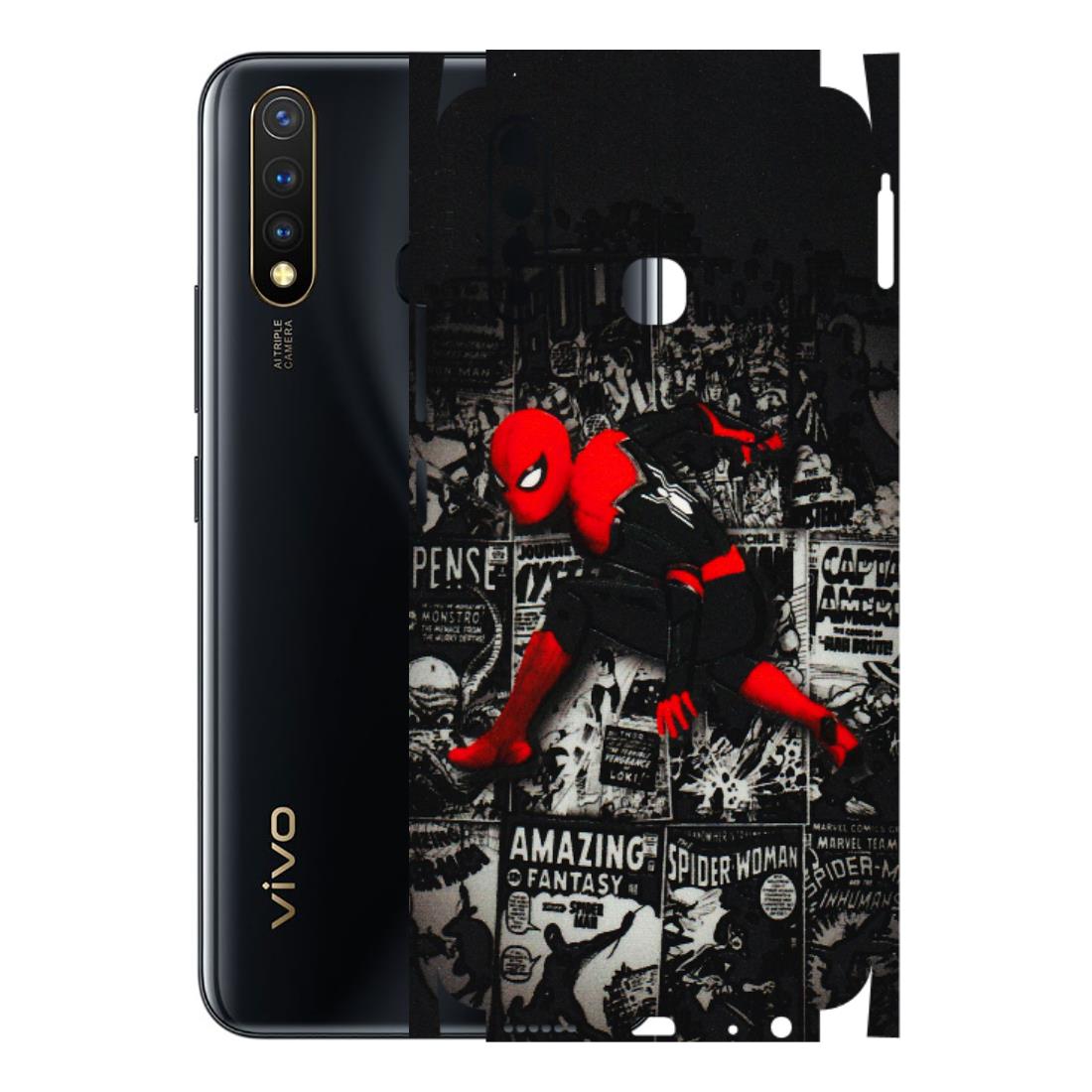 VIVO Y Series Phone Skins (All Models) - SpiderMan New - 3D Embossed Finish (L-162) Vivo Y19