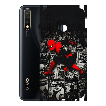 VIVO Y Series Phone Skins (All Models) - SpiderMan New - 3D Embossed Finish (L-162) Vivo Y19
