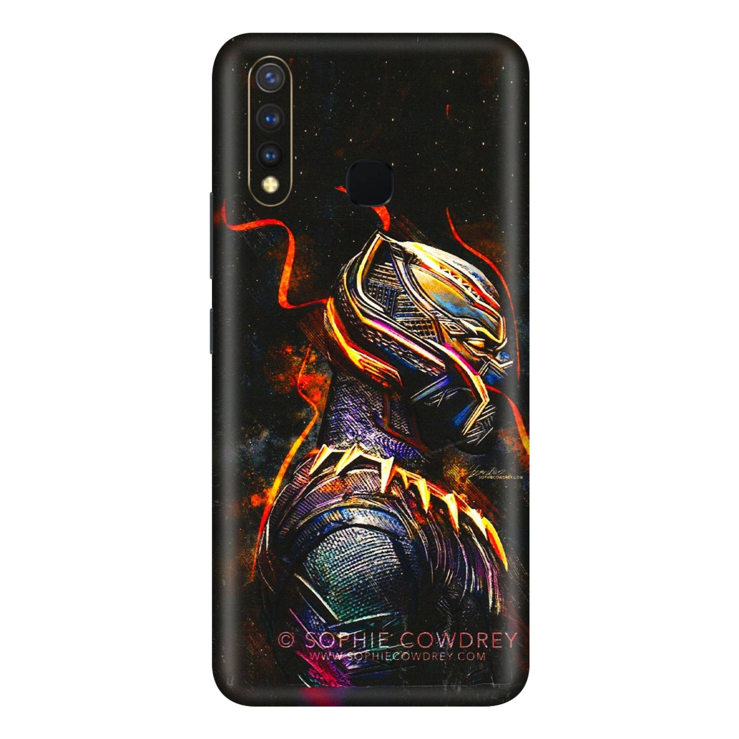 VIVO Y Series Phone Skins (All Models) - Black Panther - 3D Embossed Finish (L-190) Vivo Y19