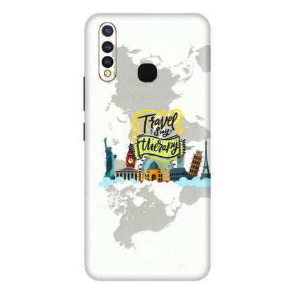 VIVO Y Series Phone Skins (All Models) - Travel Therapy - 3D Embossed Finish (L-199) Vivo Y19