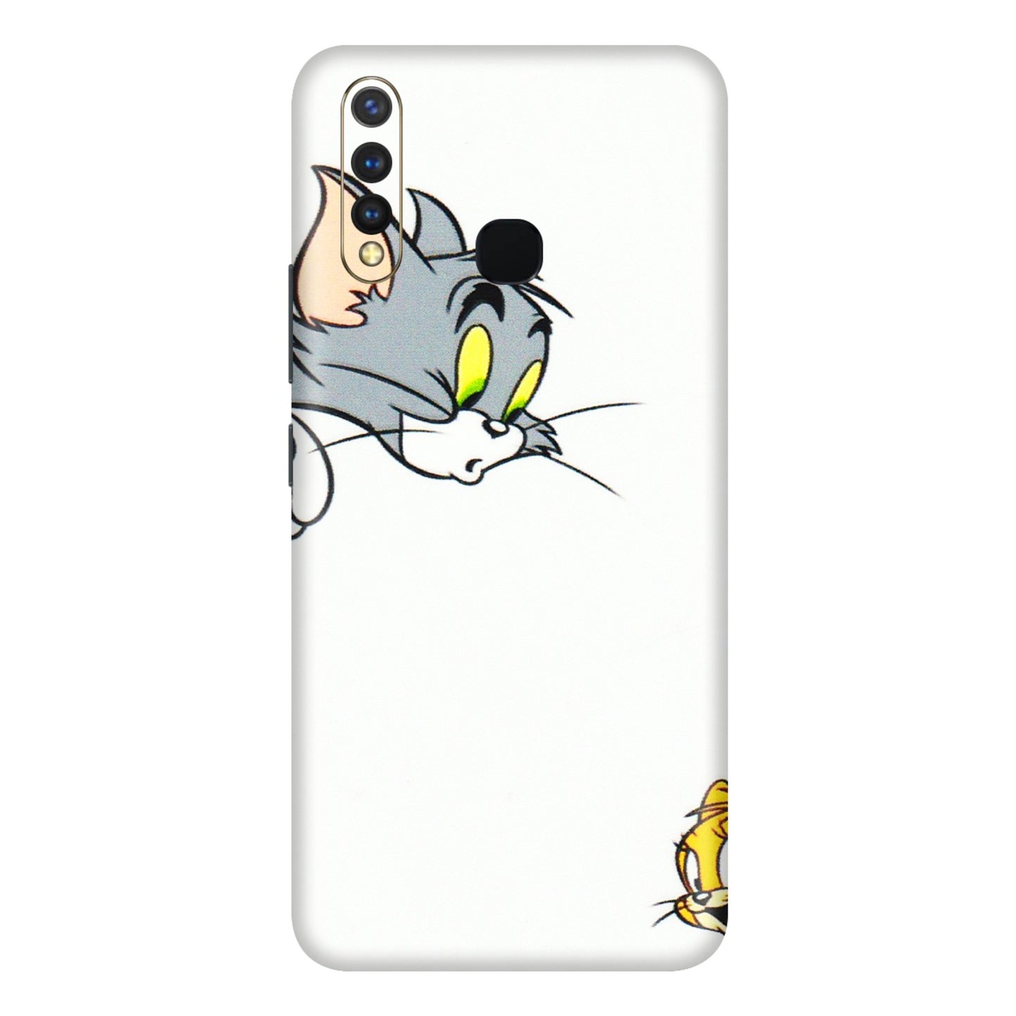 VIVO Y Series Phone Skins (All Models) - Cute Tom And Jerry - 3D Embossed Finish (L-220) Vivo Y19