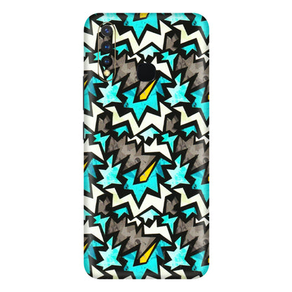 VIVO Y Series Phone Skins (All Models) - Funky Zig Zag - 3D Embossed Finish (L-223) Vivo Y19