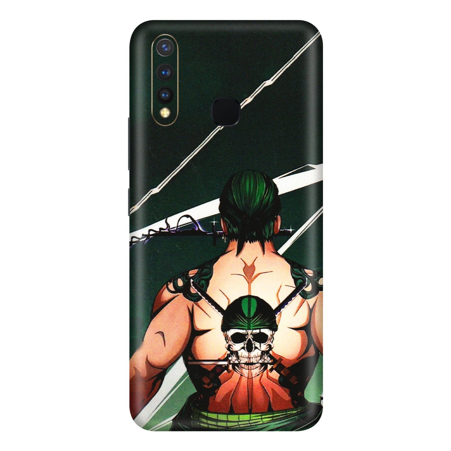 VIVO Y Series Phone Skins (All Models) - Zoro Anime - 3D Embossed Finish (L-23) Vivo Y19