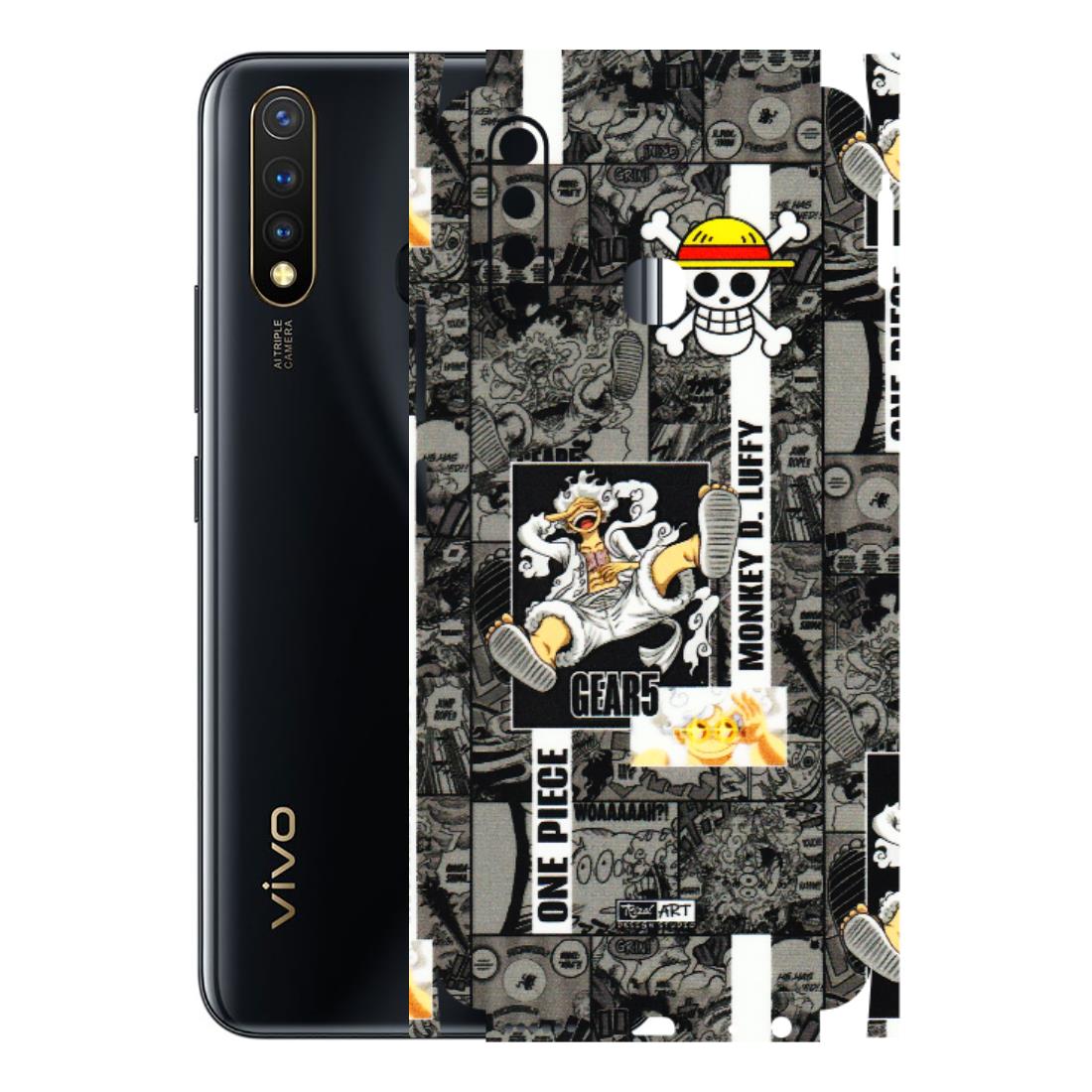 VIVO Y Series Phone Skins (All Models) - Cuffy Anime MonkeyCamic - 3D Embossed Finish (L-242) Vivo Y19