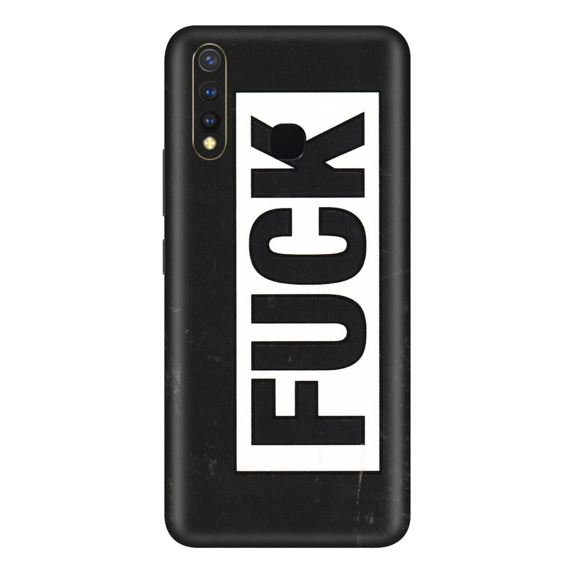 VIVO Y Series Phone Skins (All Models) - The F Word - 3D Embossed Finish (L-255) Vivo Y19