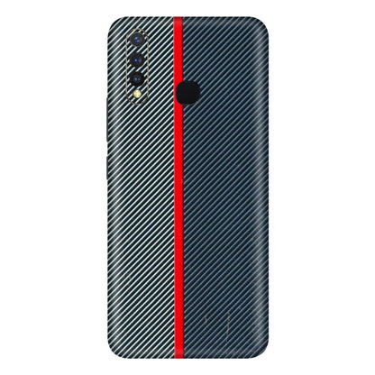 VIVO Y Series Phone Skins (All Models) - Blue Sober Lines - 3D Embossed Finish (L-305) Vivo Y19