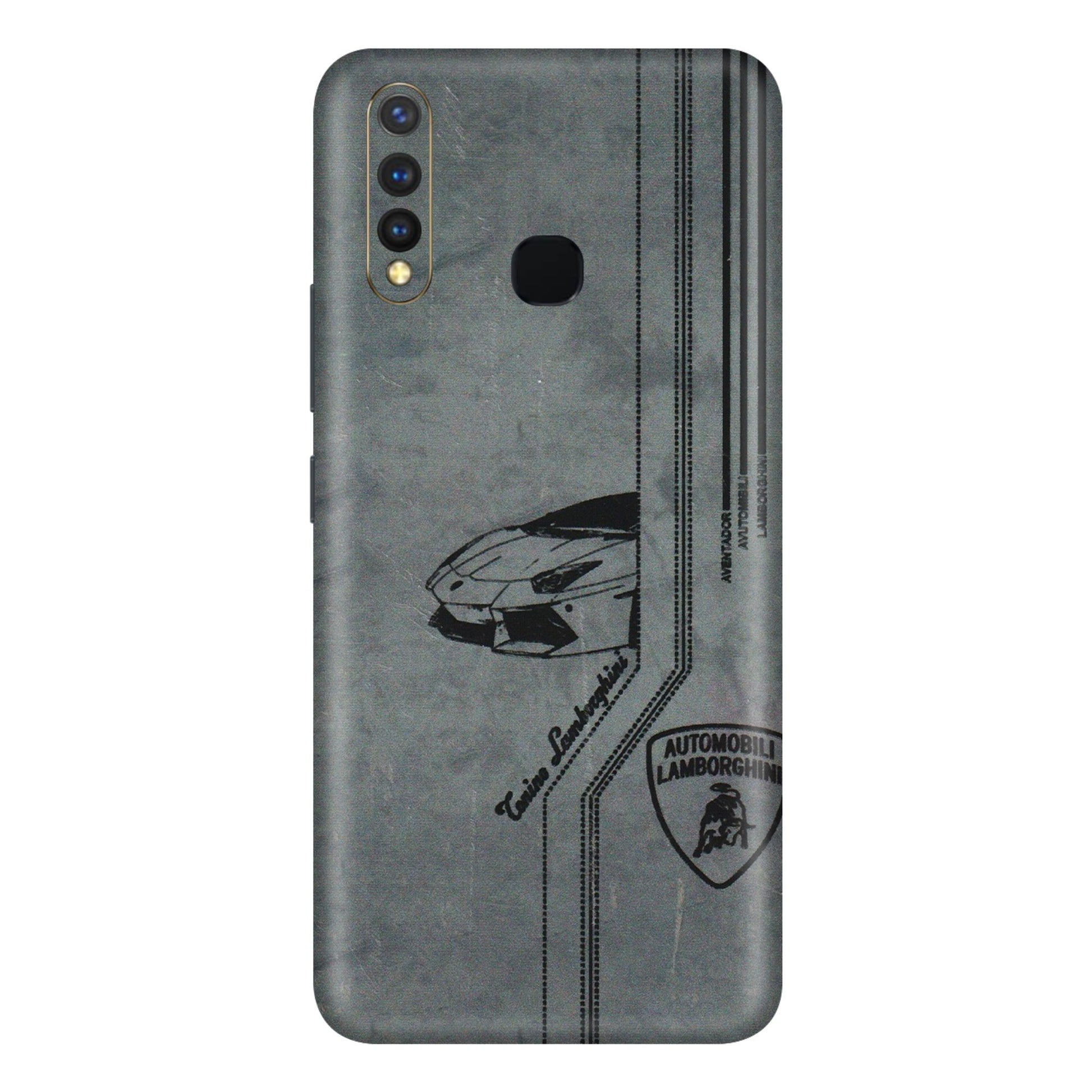 VIVO Y Series Phone Skins (All Models) - New Lamborgini Aventador - 3D Embossed Finish (L-321) Vivo Y19