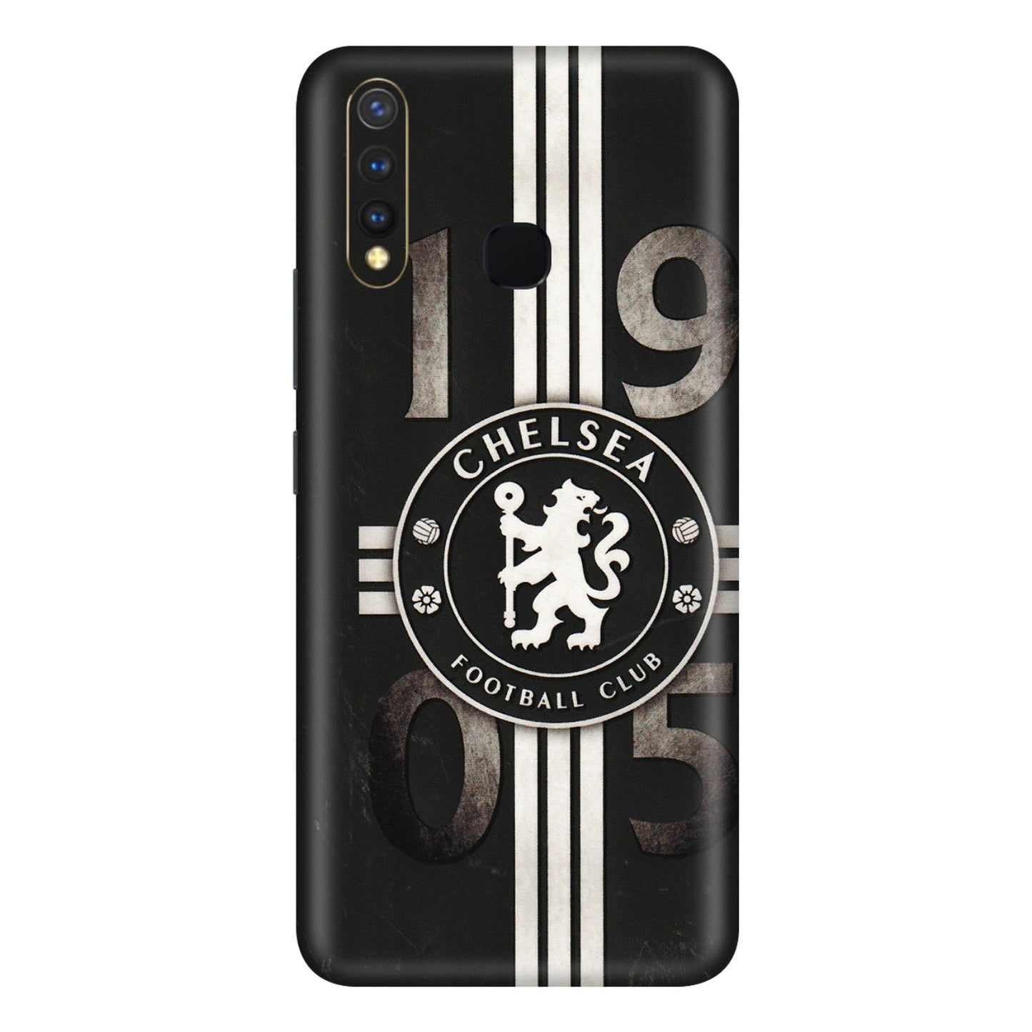 VIVO Y Series Phone Skins (All Models) - Chelsea Fan Club - 3D Embossed Finish (L-36) Vivo Y19