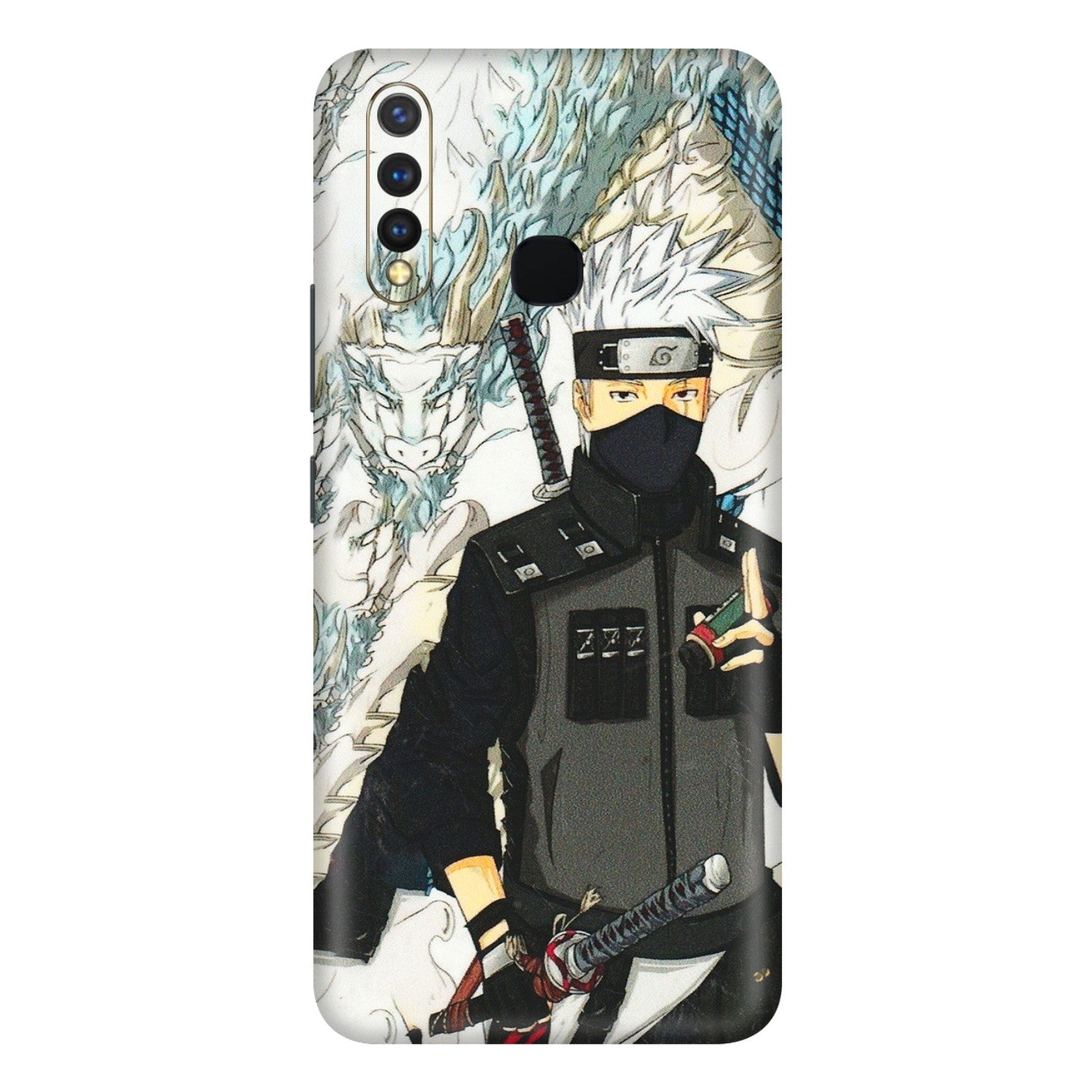 VIVO Y Series Phone Skins (All Models) - Kakashi Hatake Naruto Anime - 3D Embossed Finish (L-46) Vivo Y19
