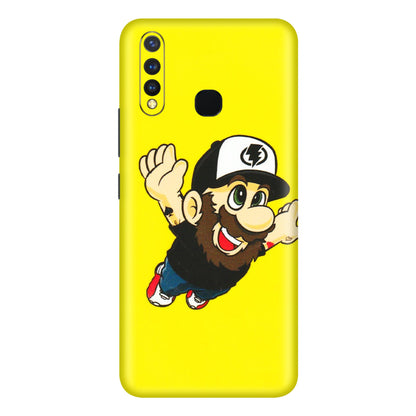 VIVO Y Series Phone Skins (All Models) - Flying Beardo - 3D Embossed Finish (L-60) Vivo Y19