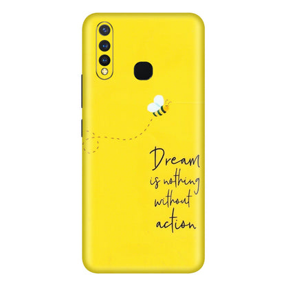 VIVO Y Series Phone Skins (All Models) - Dream Is Nothing Without Action - Matte Finish (M-138) Vivo Y19