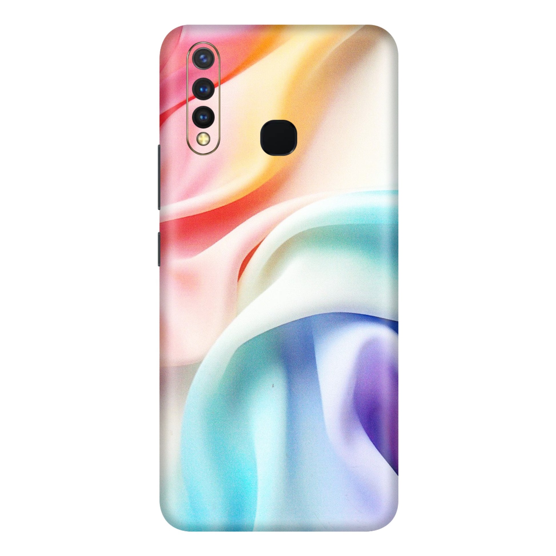 VIVO Y Series Phone Skins (All Models) - Colourful Silk Cloth - Matte Finish (M-165) Vivo Y19