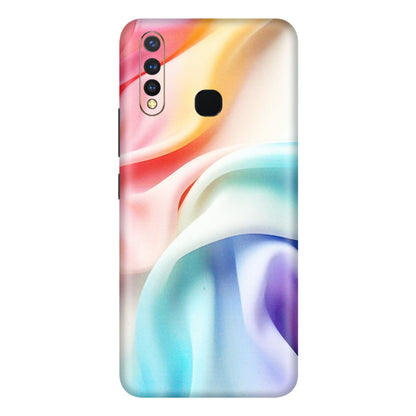 VIVO Y Series Phone Skins (All Models) - Colourful Silk Cloth - Matte Finish (M-165) Vivo Y19
